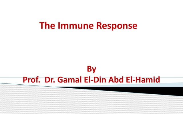 The immune response1