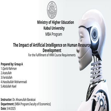 The Impact of Artificial intellignence on human resource development.pptx