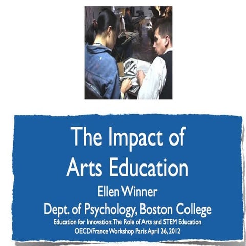 The Impact of Arts Education: What Do We Know?