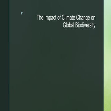 The Impact of Climate Change on Global Biodiversity.pptx