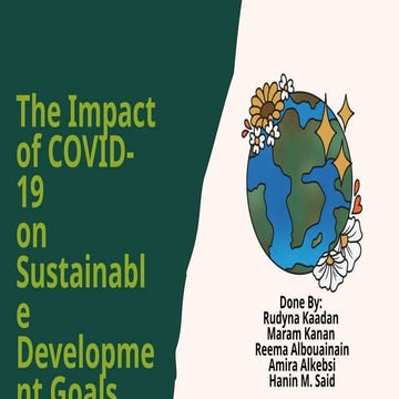 Week 2 - Impact of COVID-19 on the SDGS - Reema