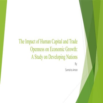 The Impact of Human Capital and Trade Openness.pptx