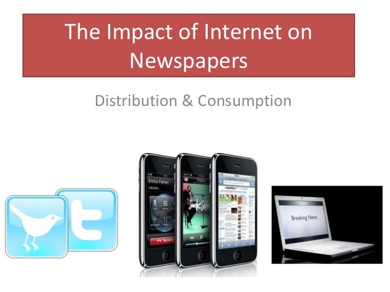 The impact of on newspapers