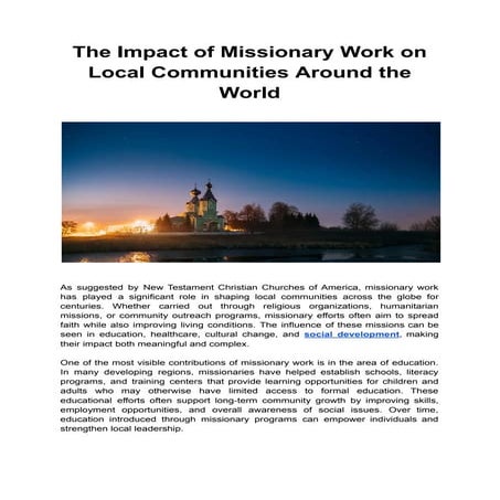 The Impact of Missionary Work on Local Communities Around the World.pdf