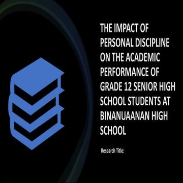 THE IMPACT OF PERSONAL DISCIPLINE ON THE ACADEMIC.pptx