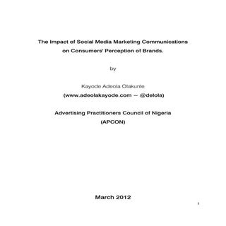 The impact of social media marketin...