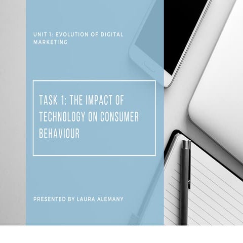 The impact of technology on consumer behaviour