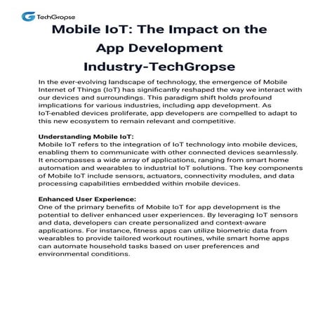 _The Impact on the App Development Industry-TechGropse.pdf