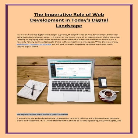 The Imperative Role of Web Development in Today.pdf
