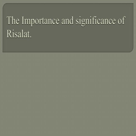 The Importance and significance of Risalat.pdf