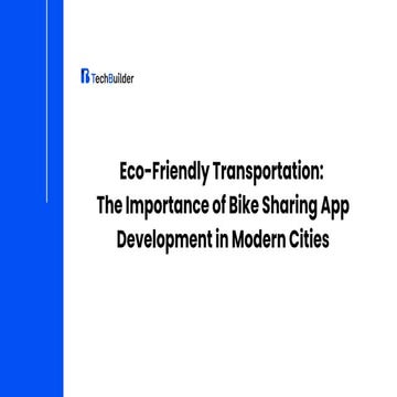 The Importance of Bike Sharing App Development