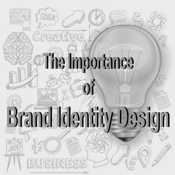 The importance of brand identity design