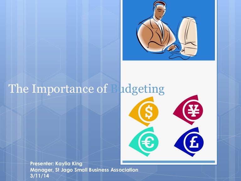 The Importance Of Budgeting