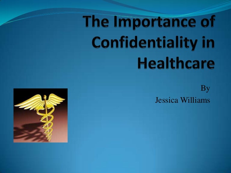 The importance of confidentiality in healthcare mha690db2