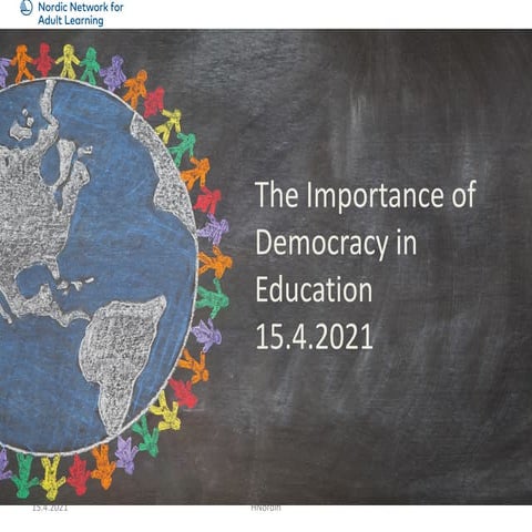 The importance of democracy in education