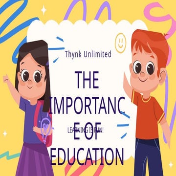 The Importance of Education Presentation.pptx