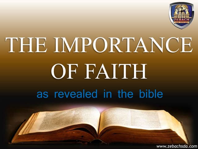 Faith And Its Importance In Christian Life Steps To Improve In Faith 