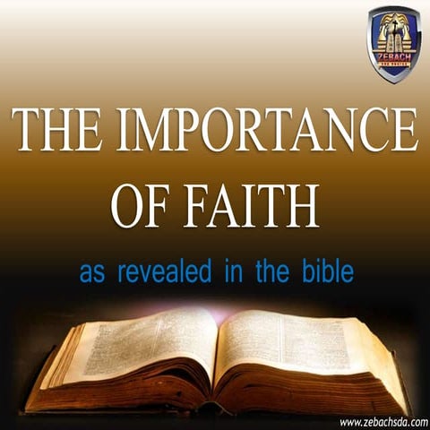 The importance of faith