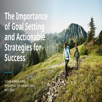 Unlock Your Potential: Master the Art of Goal Setting