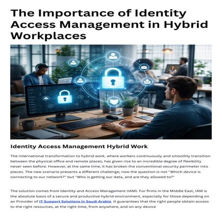 The Importance of Identity Access Management in Hybrid Workplaces | PDF