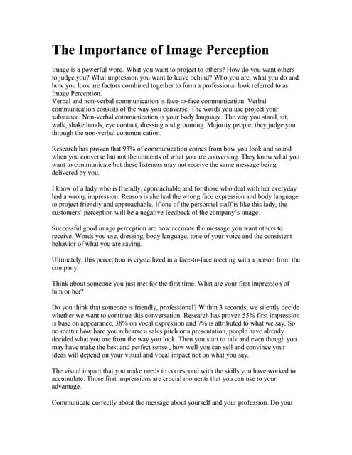 IMPORTANCE OF FIRST IMPRESSION.pptx