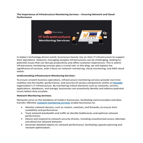 LogicMonitor: An Overview | PDF