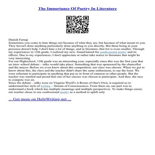 the-importance-of-poetry-in-literature-pdf