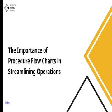 The Importance of Procedure Flow Charts in Streamlining Operations | Boost Ef...