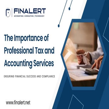 The Benefits of Hiring a Professional Tax Service | PPTX