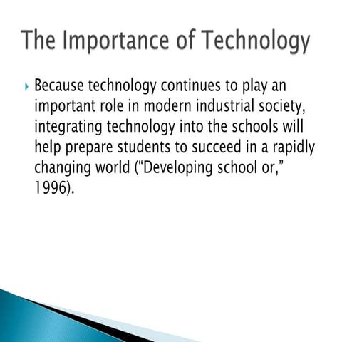 The importance of technology | PPTX