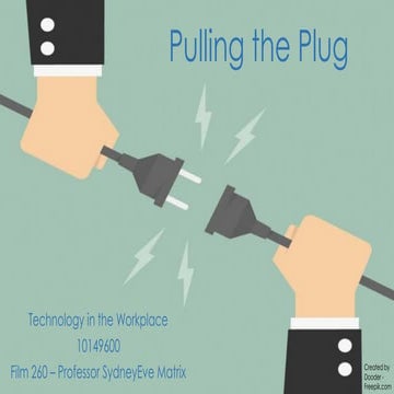 The Importance of Unplugging