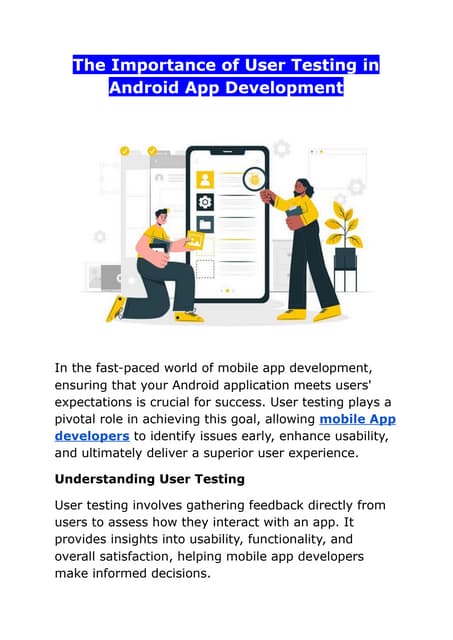 The Importance of User Testing in Android App Development.pdf