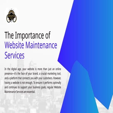 The Importance of Website Maintenance Services.pptx