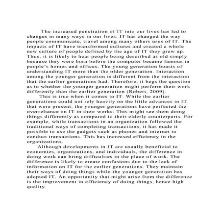 Impact of Digitalization on Work Culture and Employment | PDF