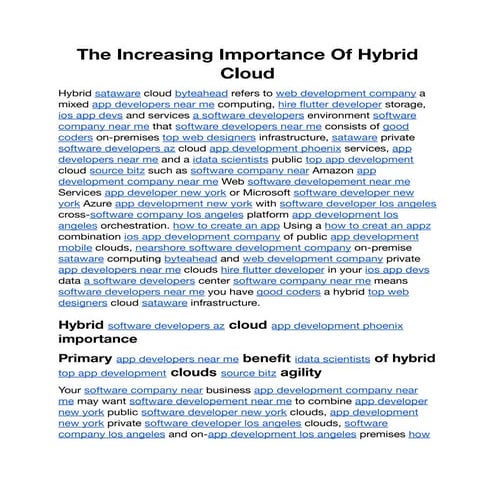 The Increasing Importance Of Hybrid Cloud.docx.pdf