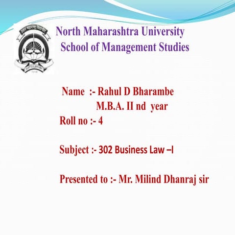 The indian contract act