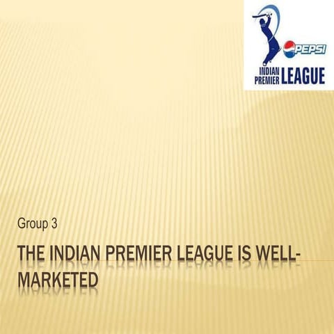Ipl | PPT