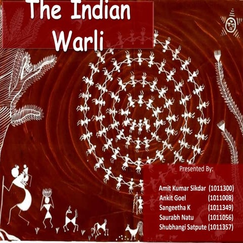 The indian warli ppt