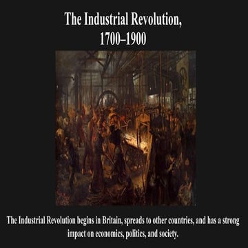 The industrial revolution