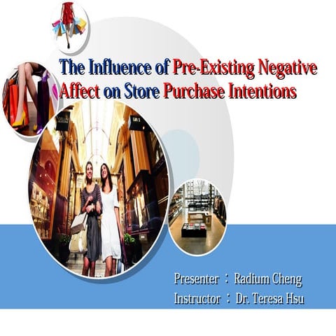 The influence of pre existing negative affect on store v3