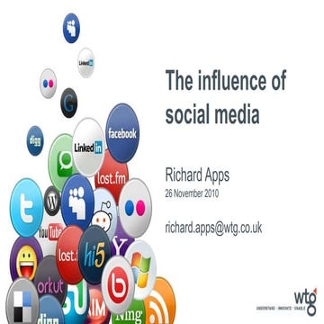 Richard Apps: The influence of Social Media