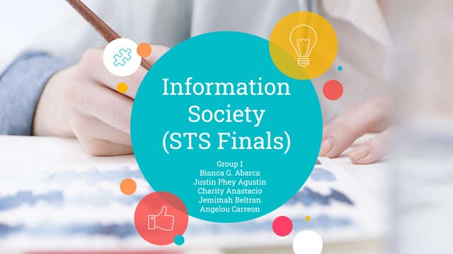 The information society (Group 1)