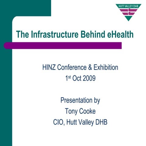 The Infrastructure Behind eHealth