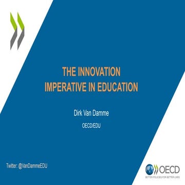 The innovation imperative in education
