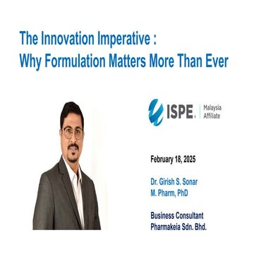 The Innovation Imperative Why Formulation Matters More Than Ever.pptx