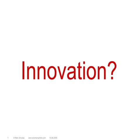 Defining Innovation Types.