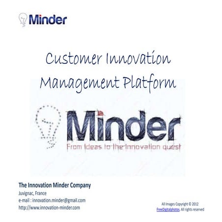 Customer Innovation management platform by The innovation minder company