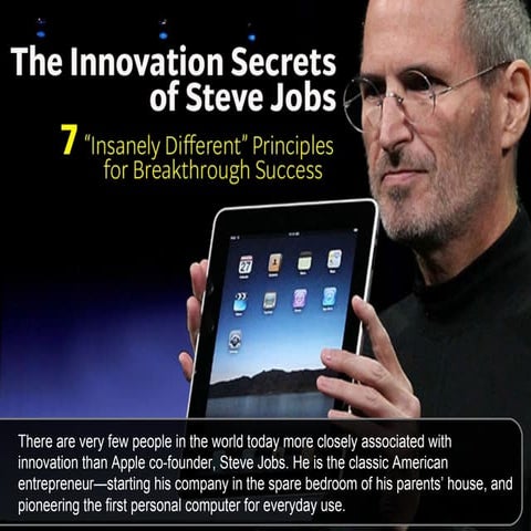 The Innovation Secrets of Steve Jobs