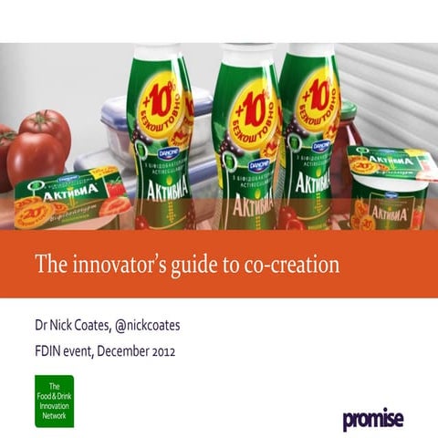 The innovator's guide to co creation nc