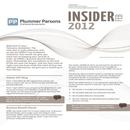 The Insider February 2012